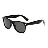 Óculos de Sol Unissex Quadrado Preto Moda  Estilo
