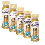 Kit 5 Nutren Senior Baunilha Suplemento Alimentar 200ml