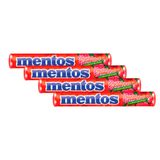 Kit 4 Balas Mentos Frutas Vermelhas 37,5g