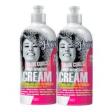 Creme Para Pentear Soul Power Color Curls High Definition Cream Cachos Em Alta Definição 500ml | Kit Com Duas Unidades