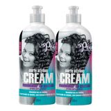 Creme Para Pentear Soul Power Curly Styling Cream Modelador De Cachos 500ml | Kit Com Duas Unidades