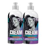 Creme Para Pentear Soul Power Curly On Cream Ativador De Cachos 500ml | Kit Com Duas Unidades