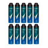 Kit 10 Desodorante Rexona Men Active Dry Aerosol Antitranspirante 72h 150ml