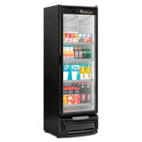 Refrigerador/ Expositor Vertical Conveniência Gcvr-45 Pr - Preto 445 Litros Iluminação Led 0º A +7ºc - Gelopar 110v Gelopar