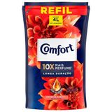 Amaciante Comfort Concentrado Energia Floral Sachê 900ml - Embalagem Com 12 Unidades