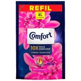 Amaciante Comfort Concentrado Brisa Elegante Sachê 900ml - Embalagem Com 12 Unidades