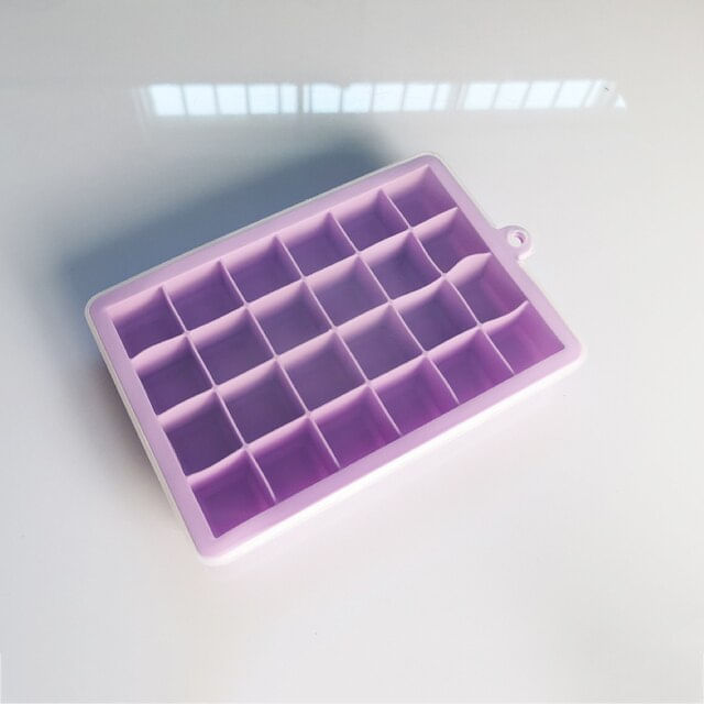 Bar Summer Silicone 24 Grid Ice Tray Mold Roxo