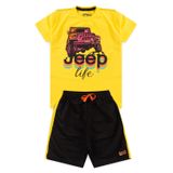 Conjunto Infantil Menino Jeep Amarelo