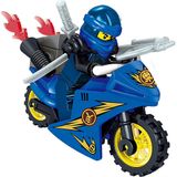 8pcs/set Fantasma Série Motocicleta Ninjago Bloco De Construção Para