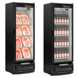 Refrigerador/expositor Vertical Conveniência Cerveja E Carnes Gcbc-45 Pr - Preto 445 Litros Frost Free - Gelopar 220v Gelopar