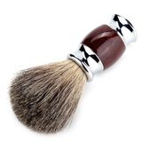 Escova De Barbear De Cabelo De Texugo Puro Dos Homens 100% Para Um Tamanho