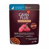 Kit 5 Ração Úmida Gran Plus Gourmet Gatos Castrados Ovelha Sachê 85g