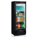 Refrigerador/expositor Vertical Gptu-40 Pr - 414 L Preto  Vidro Temperado - Gelopar 220v Gelopar