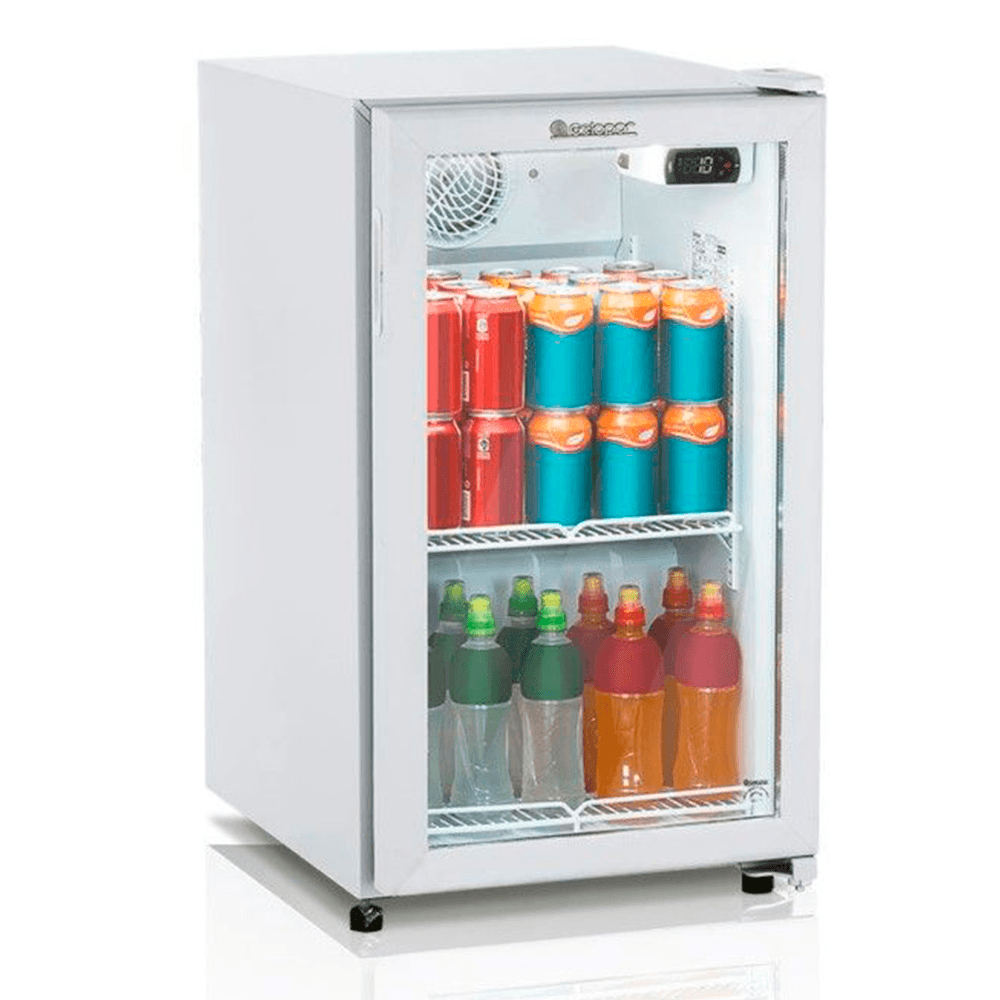 Refrigerador/expositor Vertical Gptu-120br Branco Frost Free C/ Condensador Estático E Led - Gelopar 220v Gelopar