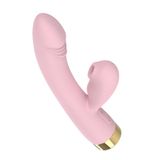 Scaleid Vibrador Rabbit Flexível Sugador De Clitóris E Estímulo Ponto G 19cm X 3cm Recarregável Em Silicone