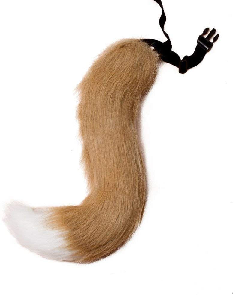 Fox Tail, Fox Tail Fancy Dress Halloween Faux Fur Cosplay Ajustável Peludo Fox Tail Costume Para Crianças, Unisex-criança, Festa (estilo A)