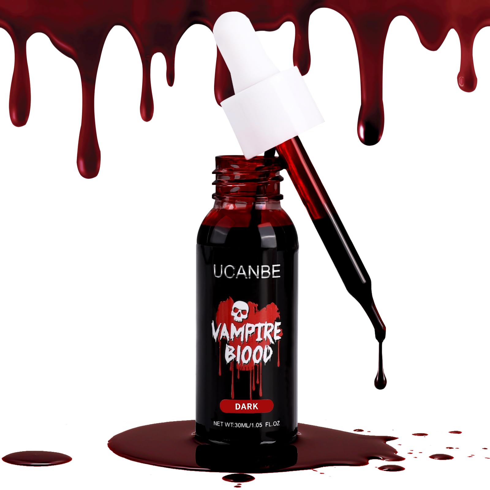 Ucanbe Halloween Gotejando Sangue Falso Gotas De Sangue Real