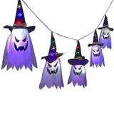 Born Pretty Halloween Led String Lights Glowing Wizard Ghost