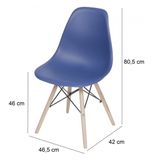 Cadeira Eames Base de Madeira OR Design