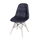 Conjunto 4 Cadeiras Eames Eifeel Botone OR Design Preto