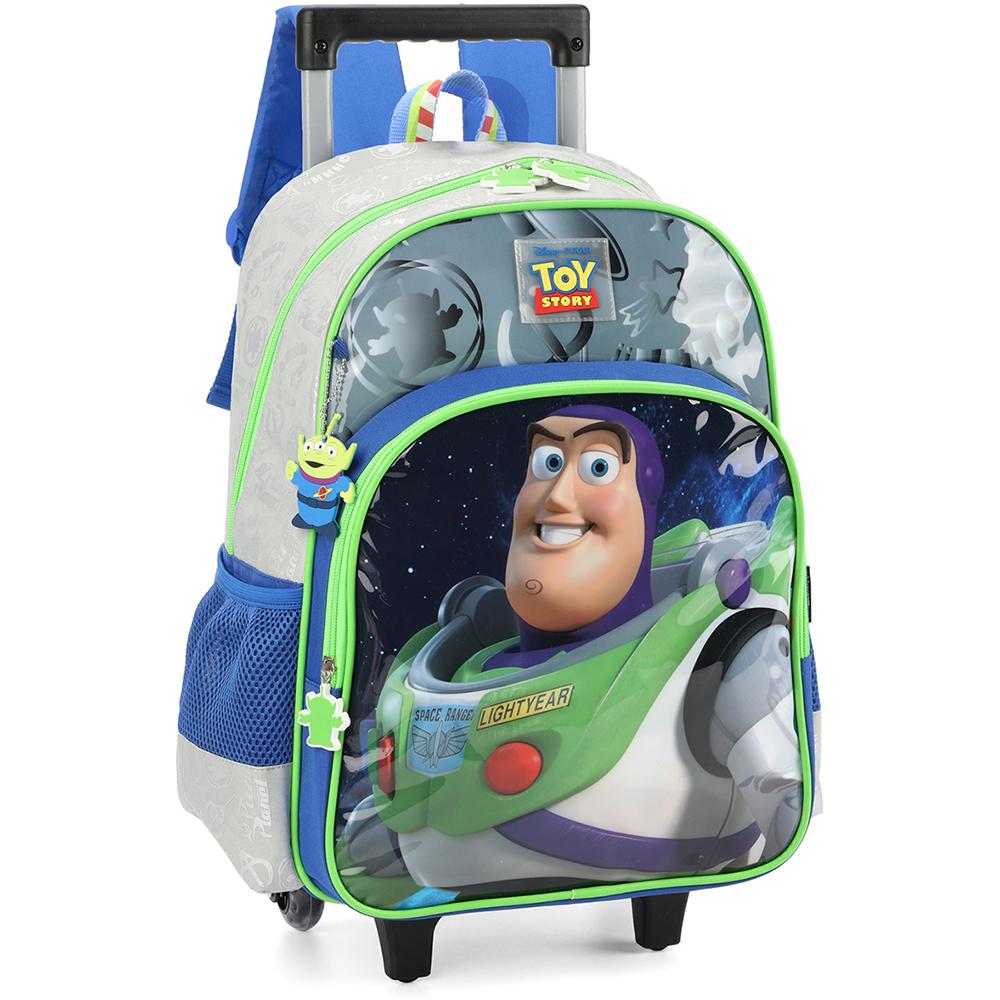 Mochila De Rodinhas Com Alça Luxcel Toy Story Azul