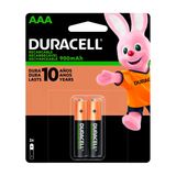 Pilha Recarregavel Duracell Aaa 750mah Com 2 Unidades Duracell