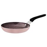 Frigideira Tramontina Tunis Interno Cerâmico Anti. E Externo Siliconado Rosa Trufado 24cm 1,6l