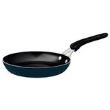 Frigideira Tramontina Tunis Interno Cerâmico Anti. E Externo Siliconado Azul Mediterrâneo 24cm 1,6l
