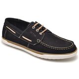 Sapato Mocassim Masculino Couro Cadarço Confortável Casual Preto 37