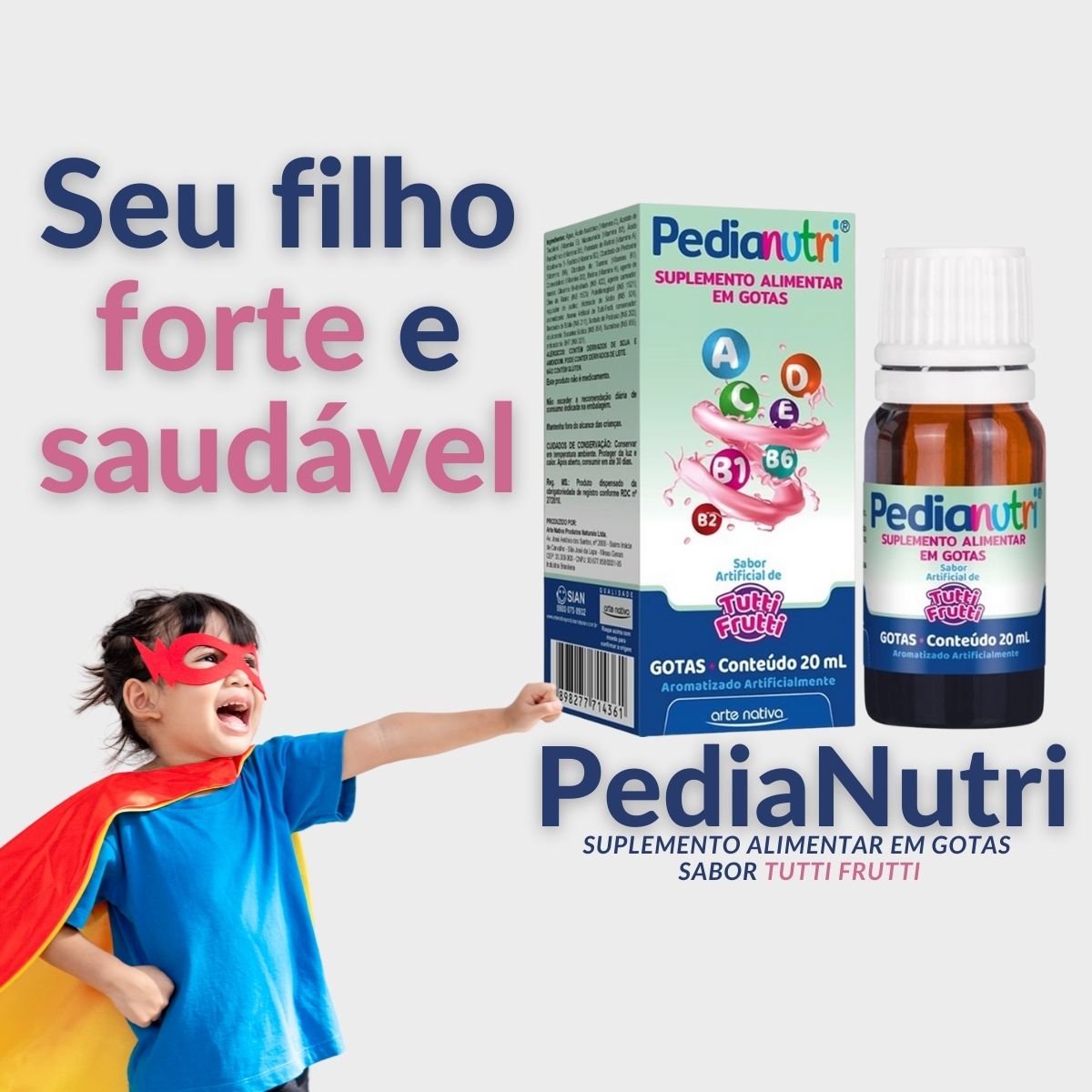 Vitamina Infantil Tutti Frutt Pedianutri 20ml - Carrefour