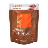 Ração Úmida Quatree Supreme Para Gatos Castrados Carne 85g