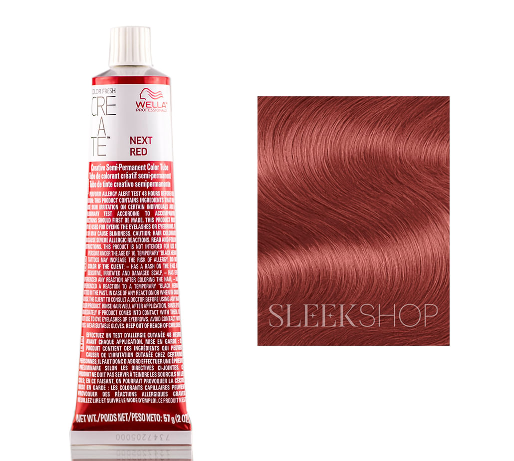 Cor De Cabelo Wella Color Fresh Create Next Red