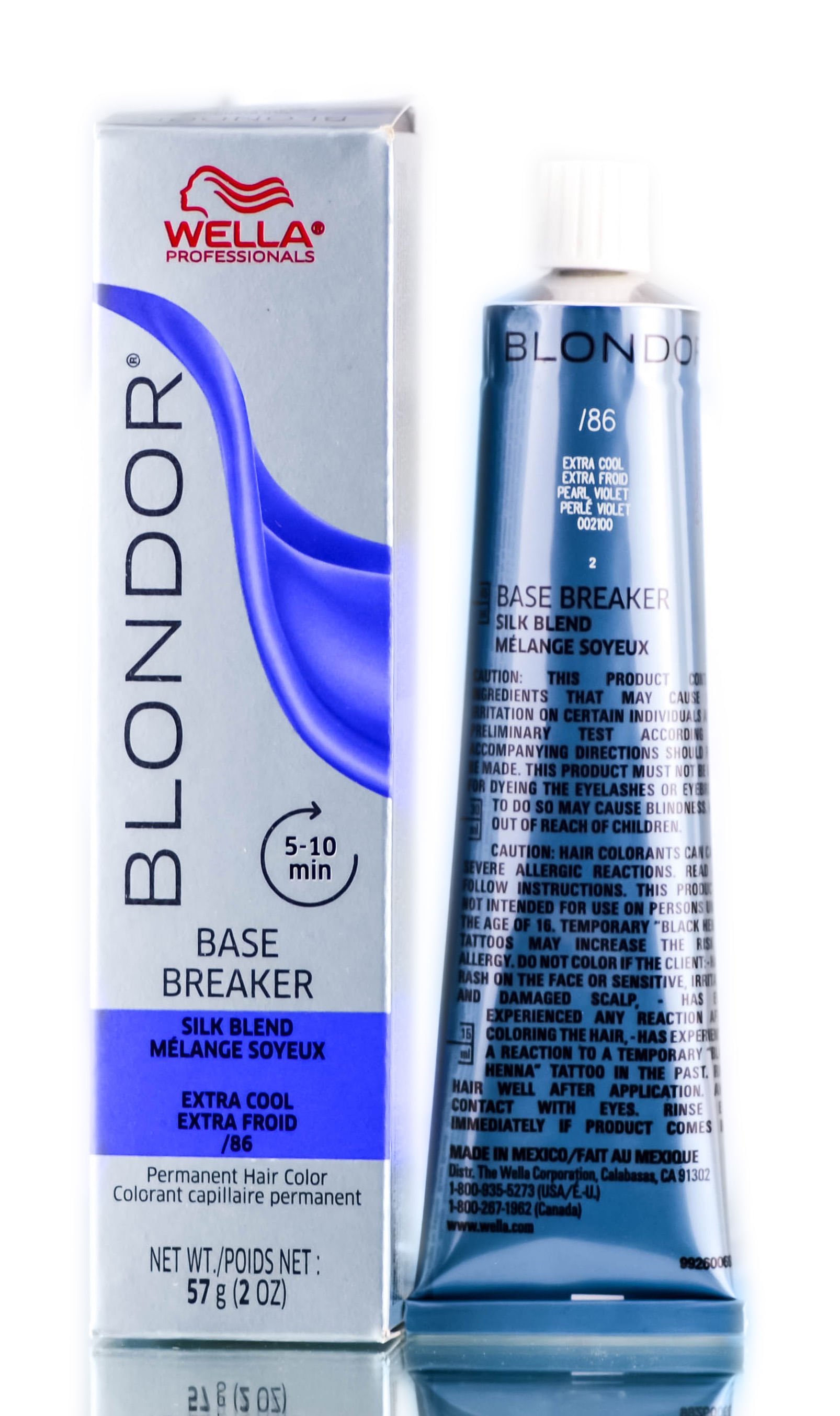 Cor De Cabelo Wella Blondor Base Breaker Silk Blend 86 Extra Co