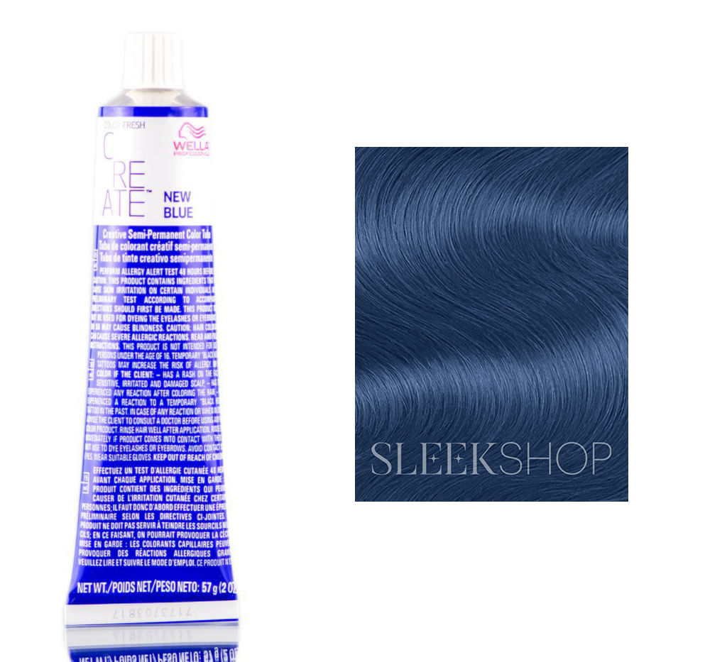 Cor De Cabelo Wella Color Fresh Create New Blue