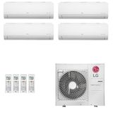 Ar-condicionado Multi Split Inverter Lg 48.000 (3x Evap Hw 9.000 + 1x Evap Hw 24.000) Quente/frio 220v