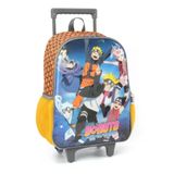 Mochila De Carrinho Laranja-cinza Boruto
