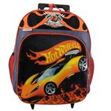 Mochila De Carrinho Utopia Grande Hot Wheels Laranja