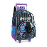 Mochila De Carrinho Wandinha Preto Com Roxo