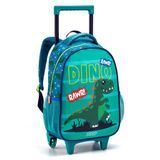 Mochila De Carrinho Infantil Masculina 16&quot; Dino
