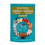 Ração Úmida Purina One Sachê Para Gatos Multi Proteínas 85g