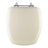 Assento Sanitario Almofadado Thema Bege Claro (biscuit) Para Vaso Incepa