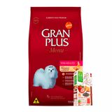 Ração Gran Plus Cães Menu Adultos Mini Frango E Arroz - 15kg + Surpresa