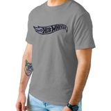 Camiseta Hot Wheels Cinza Gg - Fun Divirta-se