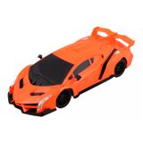 Carro De Brinquedo Street Controle Remoto De Pilha Modelo V8 - Laranja