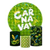 Festa Capa Cilindro Carnaval Trio Estampa Veste Fácil