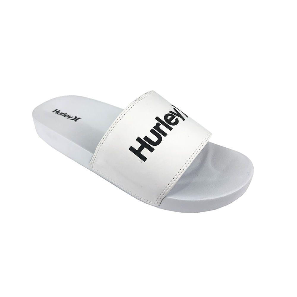 Chinelo Hurley Slide One E Only Branco/branco 040
