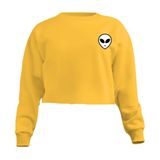 Blusa Cropped Moletom Et Feminino Personalizado Com Cintura Descosturada