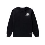 Blusão Moletom Infantil Panda Personalizado Sem Capuz Gola Redonda