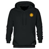 Blusão Moletom Canguru Sol Masculino E Feminino Personalizado Com Capuz E Bolso