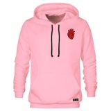Blusão Moletom Canguru Coração Masculino E Feminino Personalizado Com Capuz E Bolso